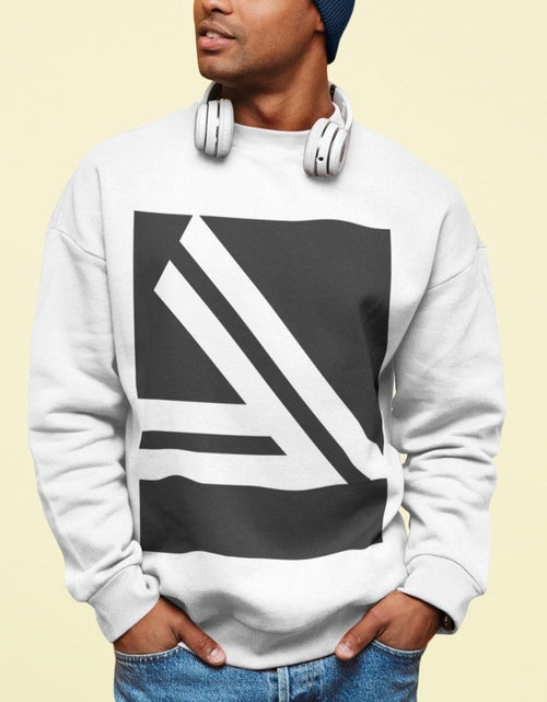 Load image into Gallery viewer, Men&#39;s Double Slanted Logo Crewneck Sweatshirt
