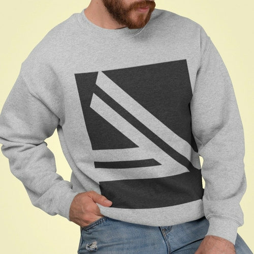 Load image into Gallery viewer, Men&#39;s Double Slanted Logo Crewneck Sweatshirt
