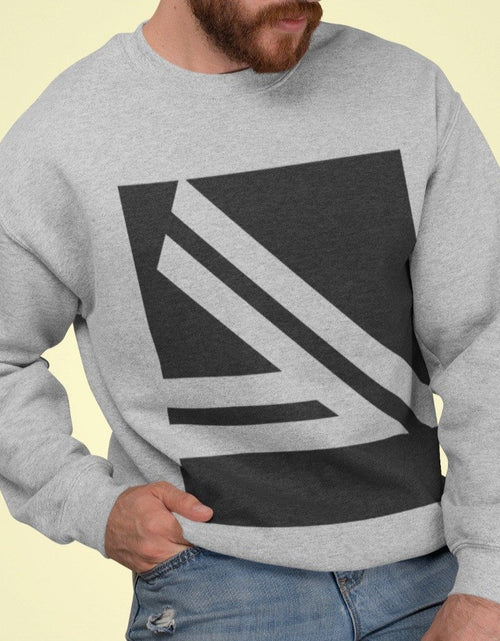 Load image into Gallery viewer, Men&#39;s Double Slanted Logo Crewneck Sweatshirt
