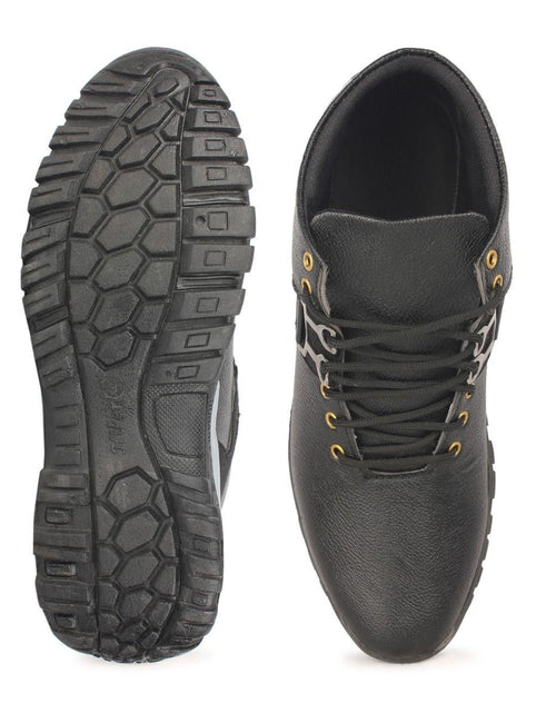 Load image into Gallery viewer, Monex New Latest Black Shoes For Mens
