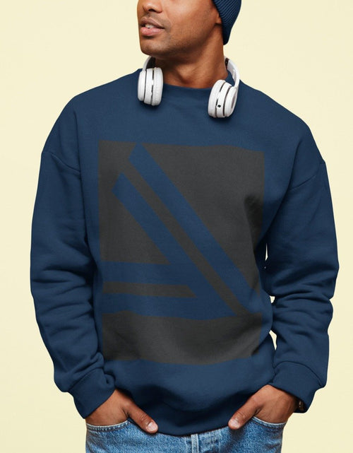 Load image into Gallery viewer, Men&#39;s Double Slanted Logo Crewneck Sweatshirt
