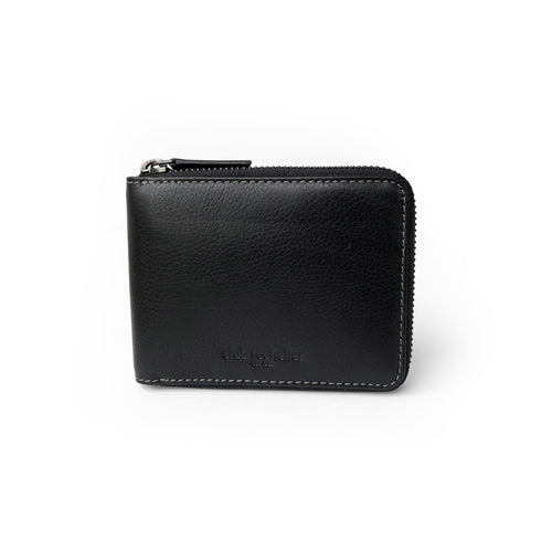 Load image into Gallery viewer, Men&#39;s Full Leather Zipper Around Wallet with Center Wing
