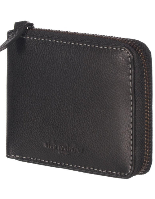 Load image into Gallery viewer, Men&#39;s Full Leather Zipper Around Wallet with Center Wing
