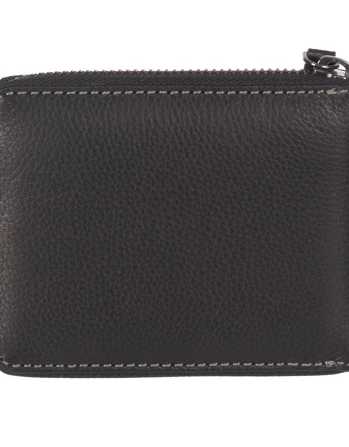 Load image into Gallery viewer, Men&#39;s Full Leather Zipper Around Wallet with Center Wing
