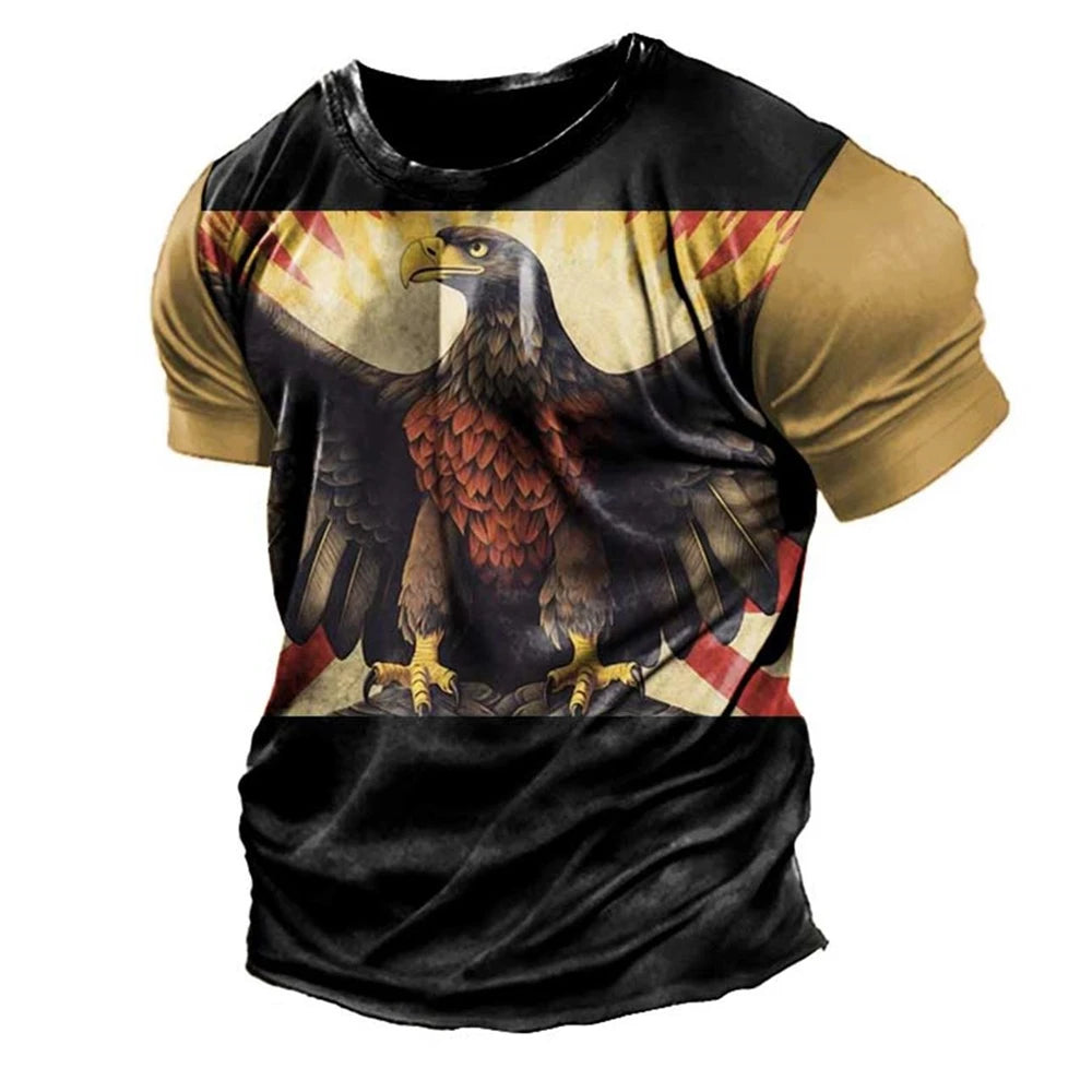 Summer Graphic T Shirt For Mens 3d Skull Printed Streetwear Vintage