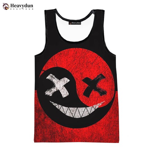 Load image into Gallery viewer, Devil Smiling Face 2023 Fashion Summer Men Tank Tops Sleeveless Spring
