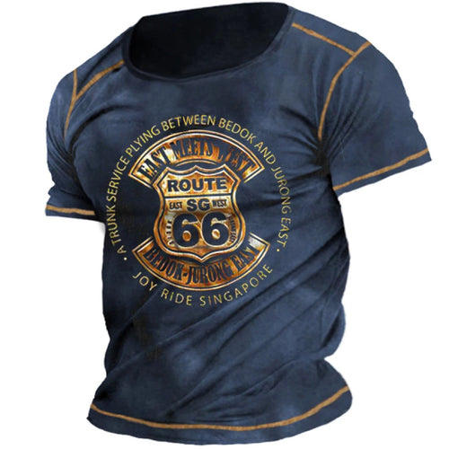 Load image into Gallery viewer, Route 66 3D Print T-shirt Men Women Fashion T-shirt Kids Boy Girl
