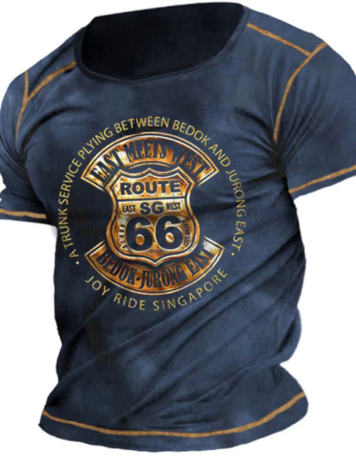 Load image into Gallery viewer, Route 66 3D Print T-shirt Men Women Fashion T-shirt Kids Boy Girl
