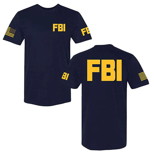 Load image into Gallery viewer, Law Enforcement Tee - Police EMS FBI Fire Rescue Sheriff K-9 Two-Sided
