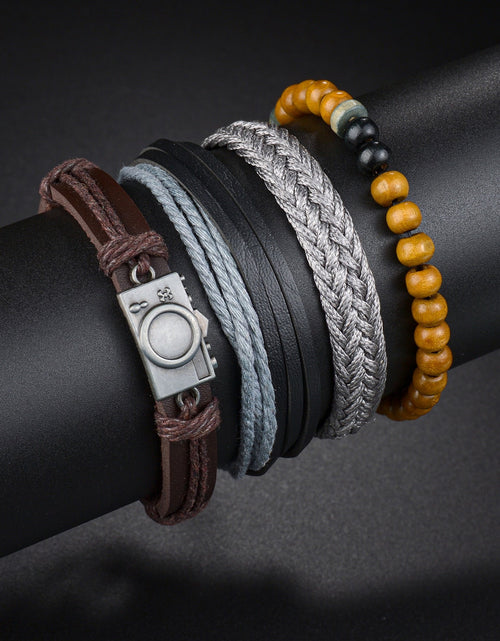 Load image into Gallery viewer, Mens Modern Multilayered Bracelet
