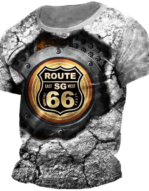 Load image into Gallery viewer, Route 66 3D Print T-shirt Men Women Fashion T-shirt Kids Boy Girl
