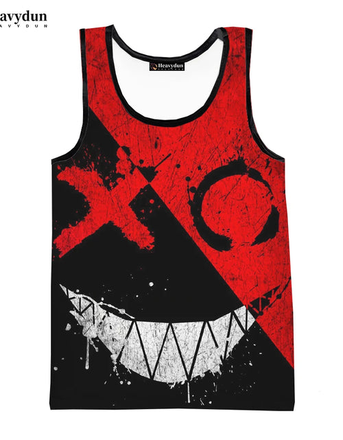 Load image into Gallery viewer, Devil Smiling Face 2023 Fashion Summer Men Tank Tops Sleeveless Spring
