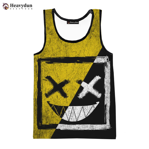 Load image into Gallery viewer, Devil Smiling Face 2023 Fashion Summer Men Tank Tops Sleeveless Spring
