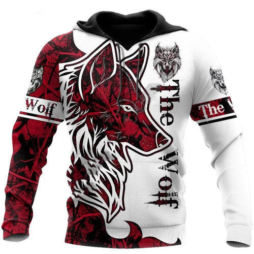 Load image into Gallery viewer, New Wolf Hooded Sweatshirts Men&#39;s Clothing Casual With 3D Printed Long
