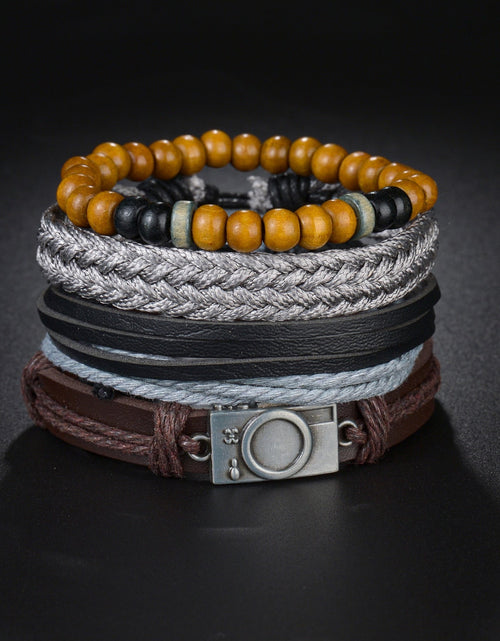 Load image into Gallery viewer, Mens Modern Multilayered Bracelet
