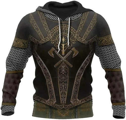 Load image into Gallery viewer, New Wolf Hooded Sweatshirts Men&#39;s Clothing Casual With 3D Printed Long
