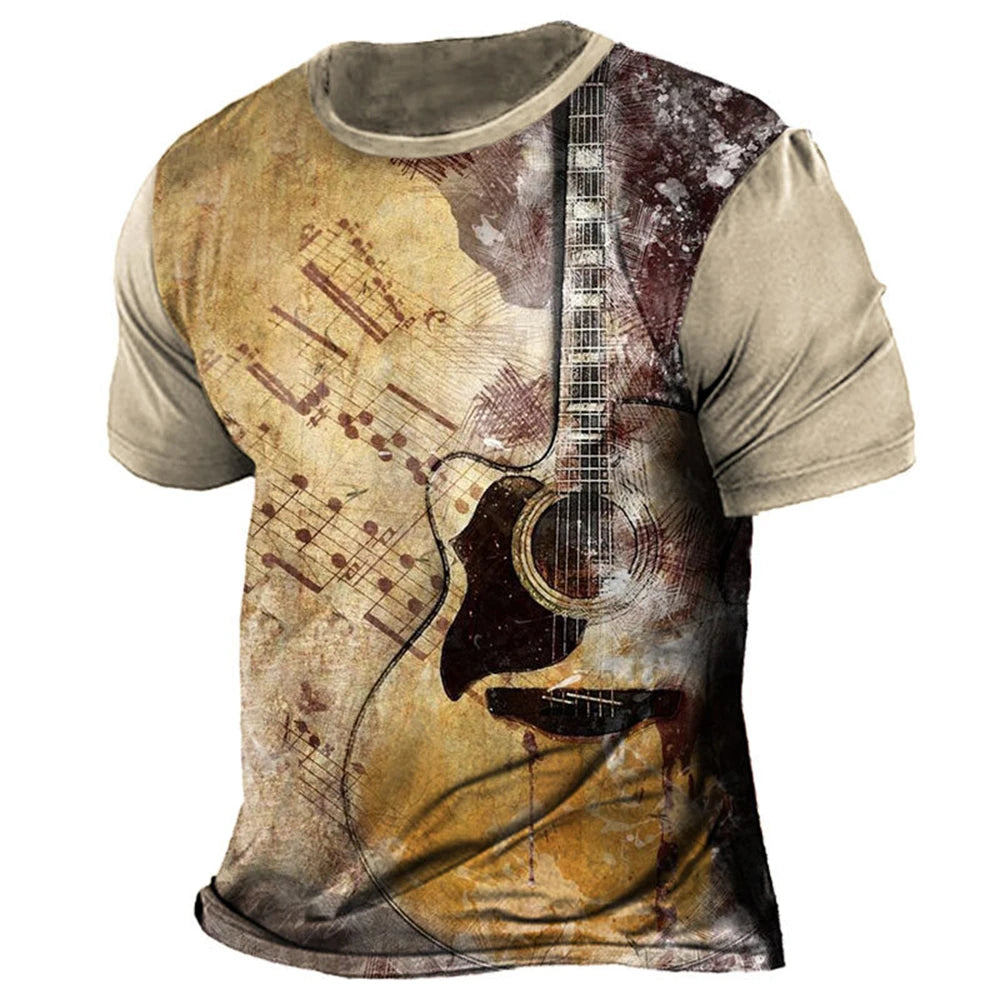 Summer Graphic T Shirt For Mens 3d Skull Printed Streetwear Vintage