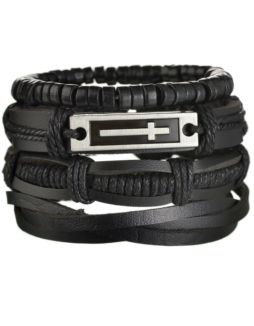 Load image into Gallery viewer, Mens Modern Multilayered Bracelet
