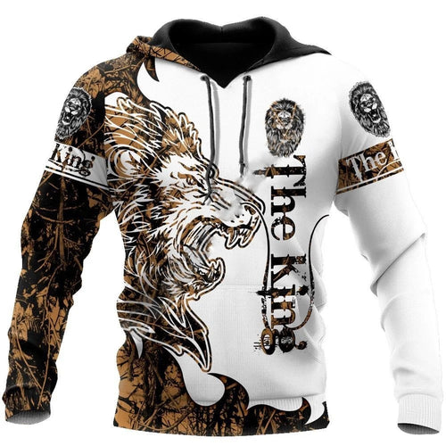 Load image into Gallery viewer, New Wolf Hooded Sweatshirts Men&#39;s Clothing Casual With 3D Printed Long
