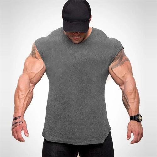 Load image into Gallery viewer, Mens Bodybuilding Tank top Gyms Fitness sleeveless shirt 2023 New Male
