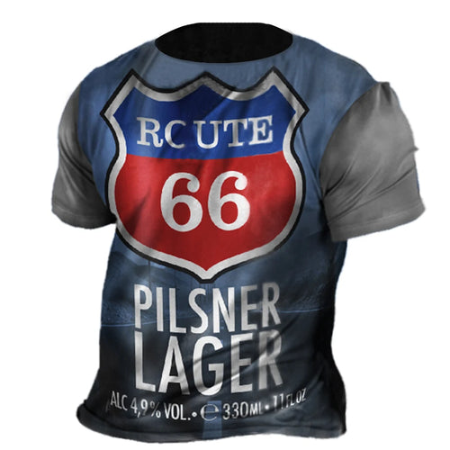 Load image into Gallery viewer, Route 66 3D Print T-shirt Men Women Fashion T-shirt Kids Boy Girl
