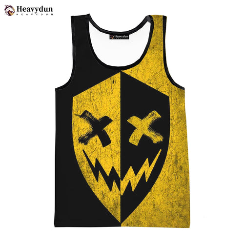 Load image into Gallery viewer, Devil Smiling Face 2023 Fashion Summer Men Tank Tops Sleeveless Spring
