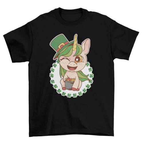 Load image into Gallery viewer, St. Patrick&#39;s Unicorn T-shirt
