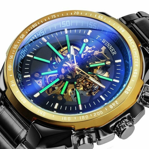 Load image into Gallery viewer, Automatic Watches Mens Gold Watch Men Luxury Watches Top Brand
