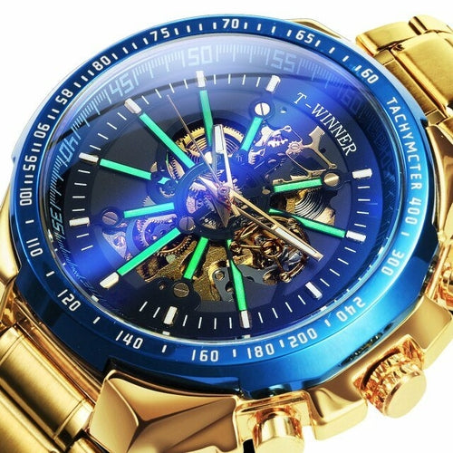 Load image into Gallery viewer, Automatic Watches Mens Gold Watch Men Luxury Watches Top Brand
