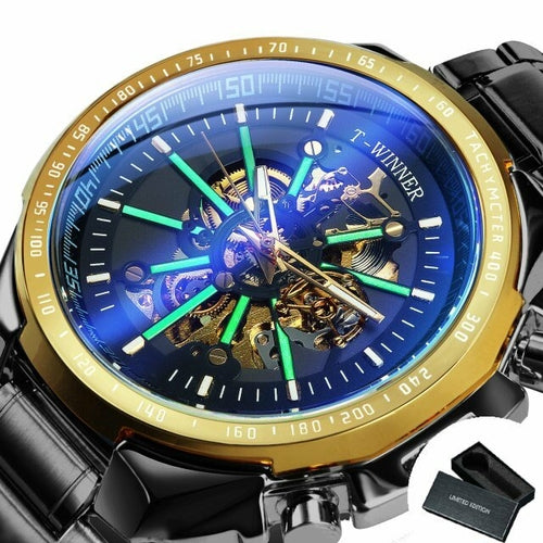 Load image into Gallery viewer, Automatic Watches Mens Gold Watch Men Luxury Watches Top Brand
