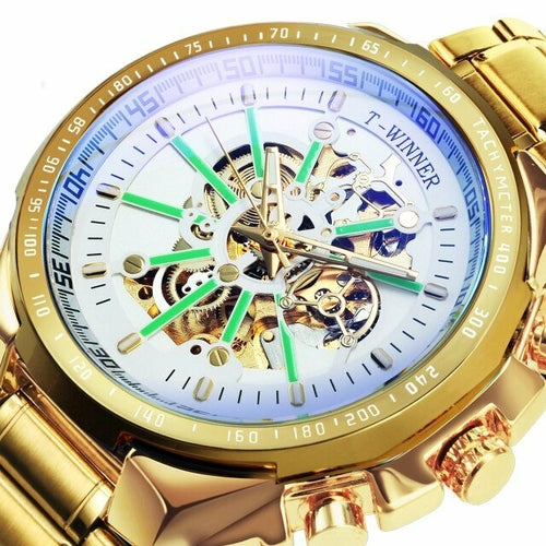 Load image into Gallery viewer, Automatic Watches Mens Gold Watch Men Luxury Watches Top Brand
