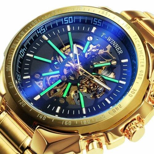 Load image into Gallery viewer, Automatic Watches Mens Gold Watch Men Luxury Watches Top Brand
