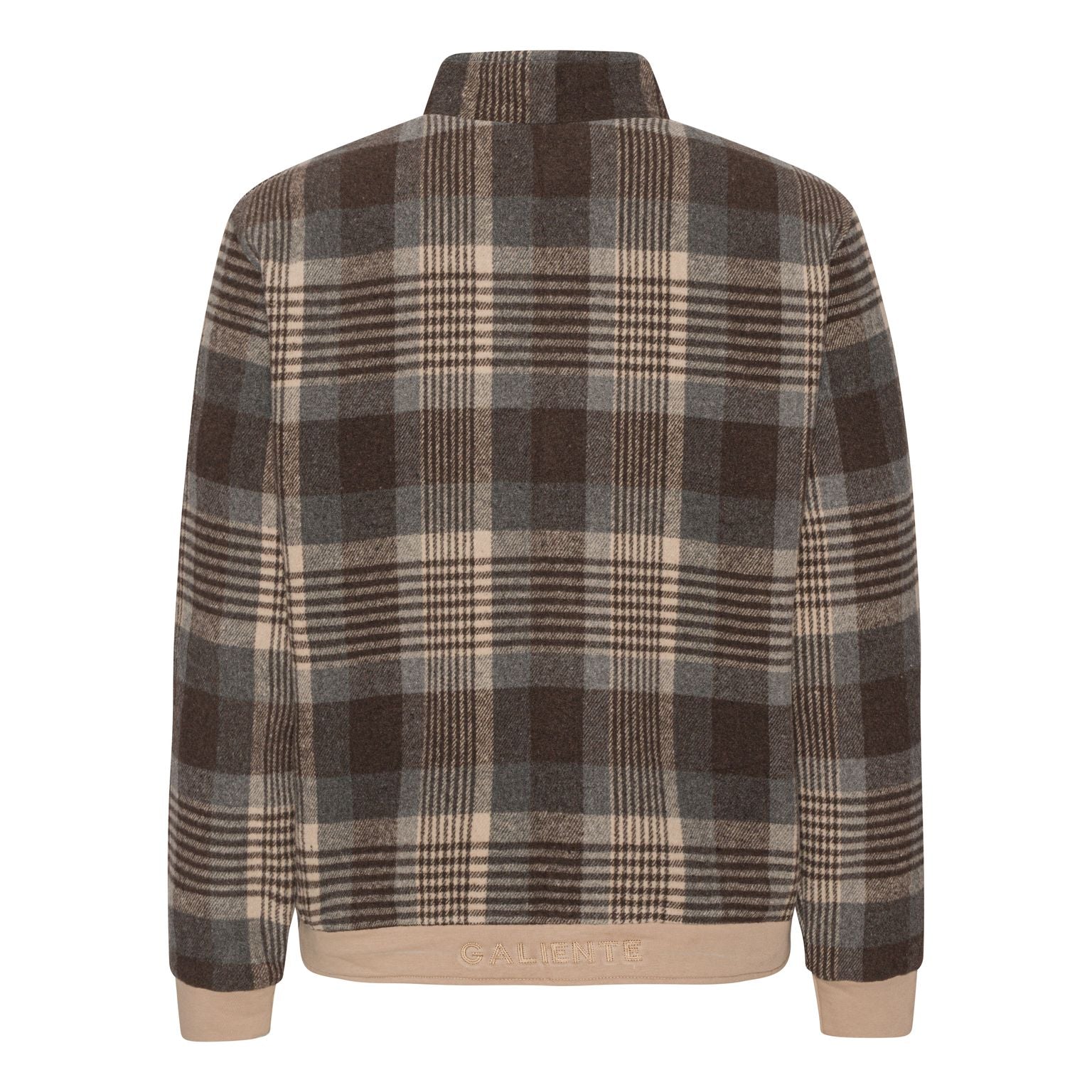 Brown checked jacket