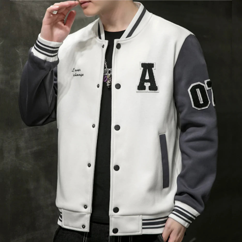 Mens College Baseball Jacket