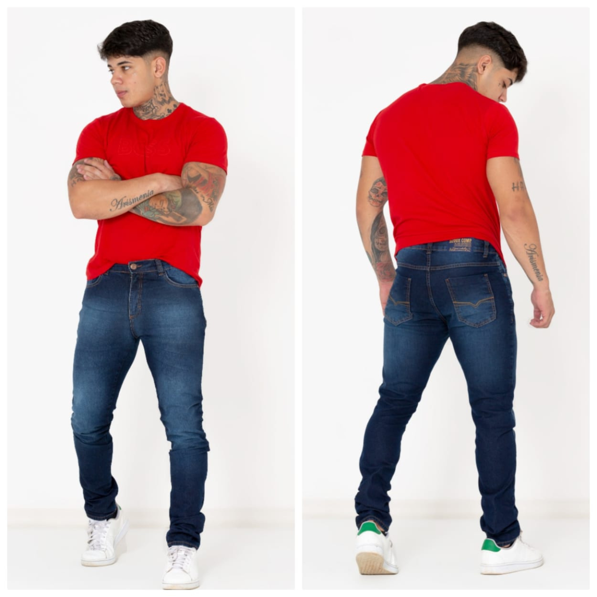 Kit with 3 Men's Skinny Jeans