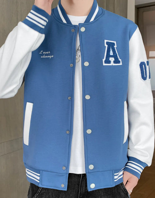 Load image into Gallery viewer, Mens College Baseball Jacket
