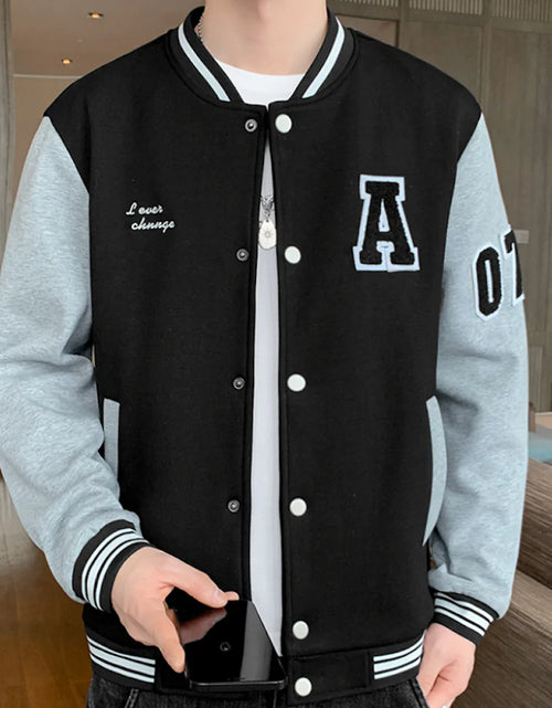 Load image into Gallery viewer, Mens College Baseball Jacket
