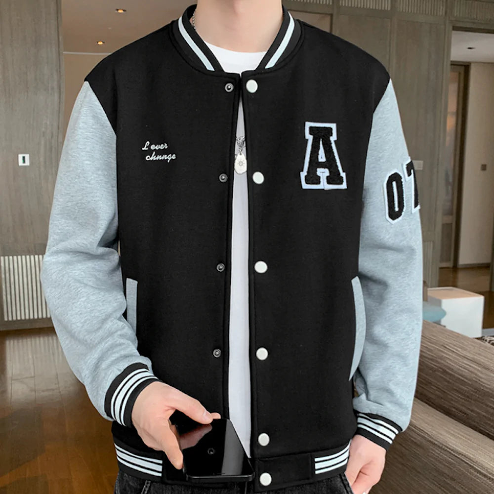 Mens College Baseball Jacket