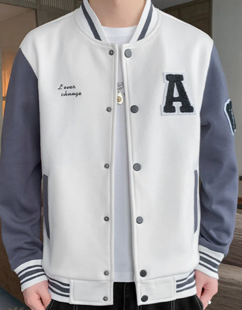 Load image into Gallery viewer, Mens College Baseball Jacket
