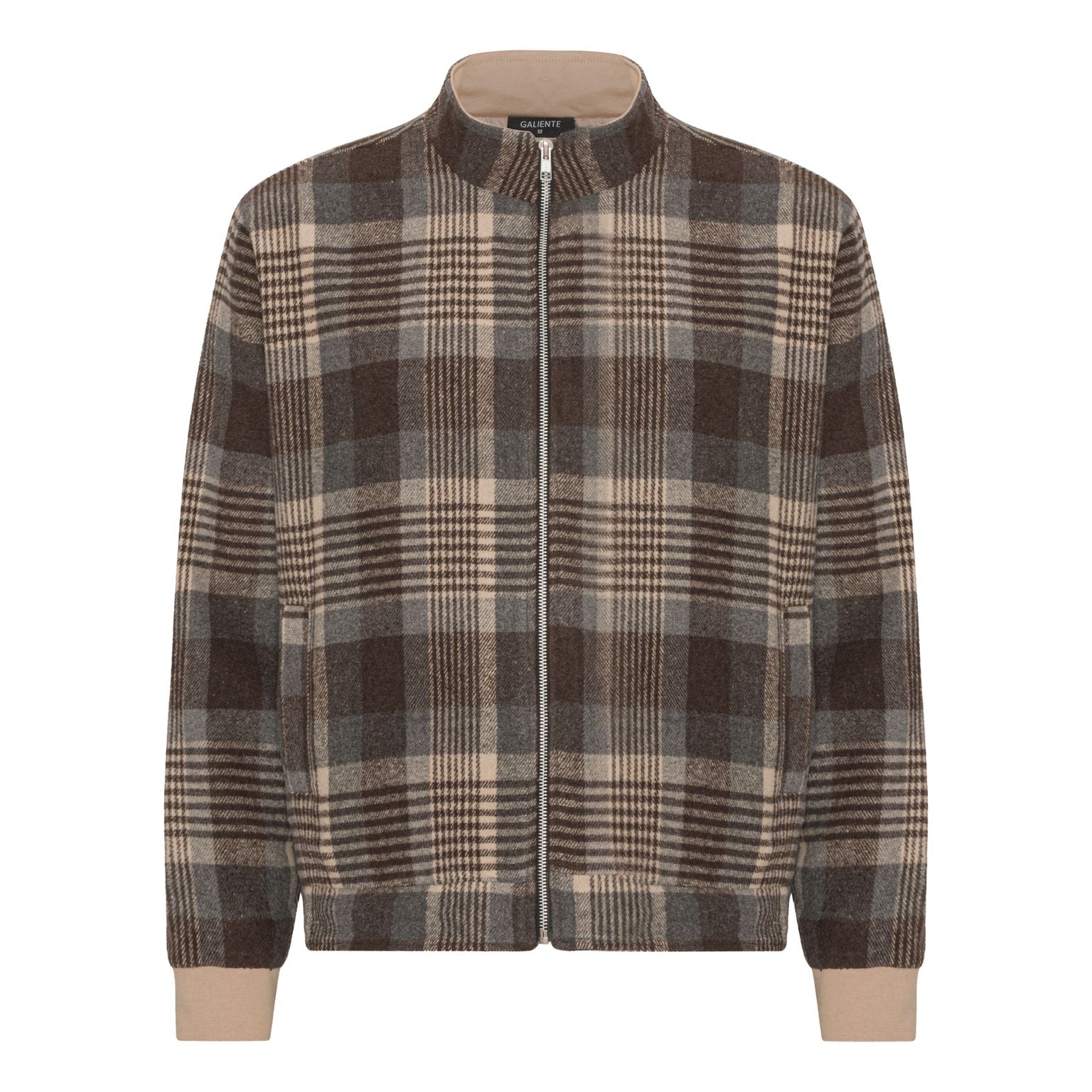 Brown checked jacket