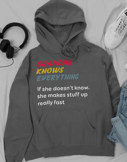 Load image into Gallery viewer, Grandma Knows Everything Hoodie
