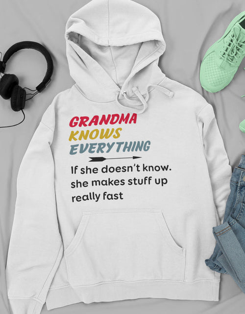 Load image into Gallery viewer, Grandma Knows Everything Hoodie
