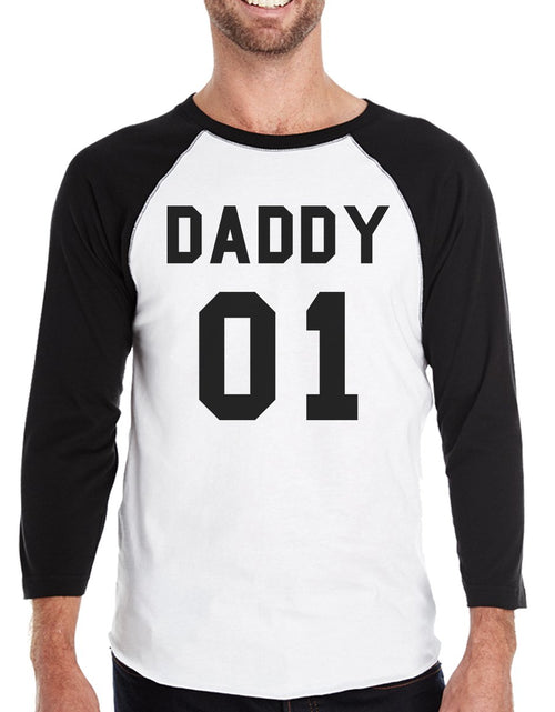 Load image into Gallery viewer, Daddy01 Mommy01 Kid01 Baby01 Pet01 Mens Black And
