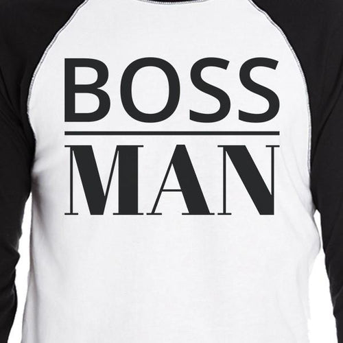 Load image into Gallery viewer, Boss Family Mens Black And White BaseBall Shirt
