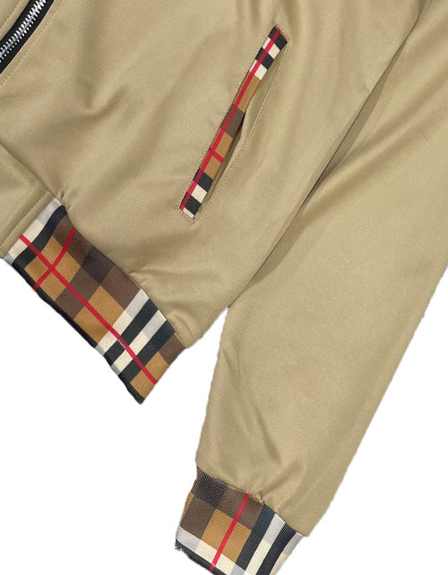 Load image into Gallery viewer, Checkered Detail Track Jacket Set
