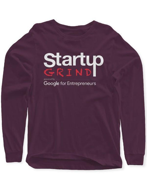 Load image into Gallery viewer, Startup Grind Purple Long Sleeves Round Neck
