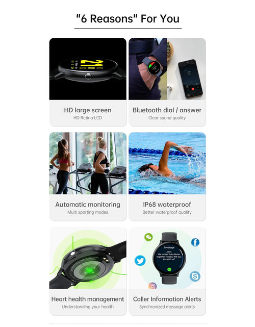 Load image into Gallery viewer, Waterproof 4G ROM Smartwatch
